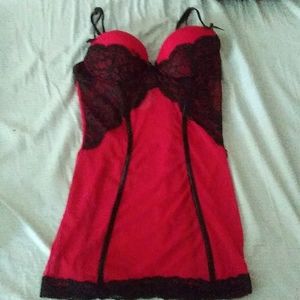 Red sexy lingerie